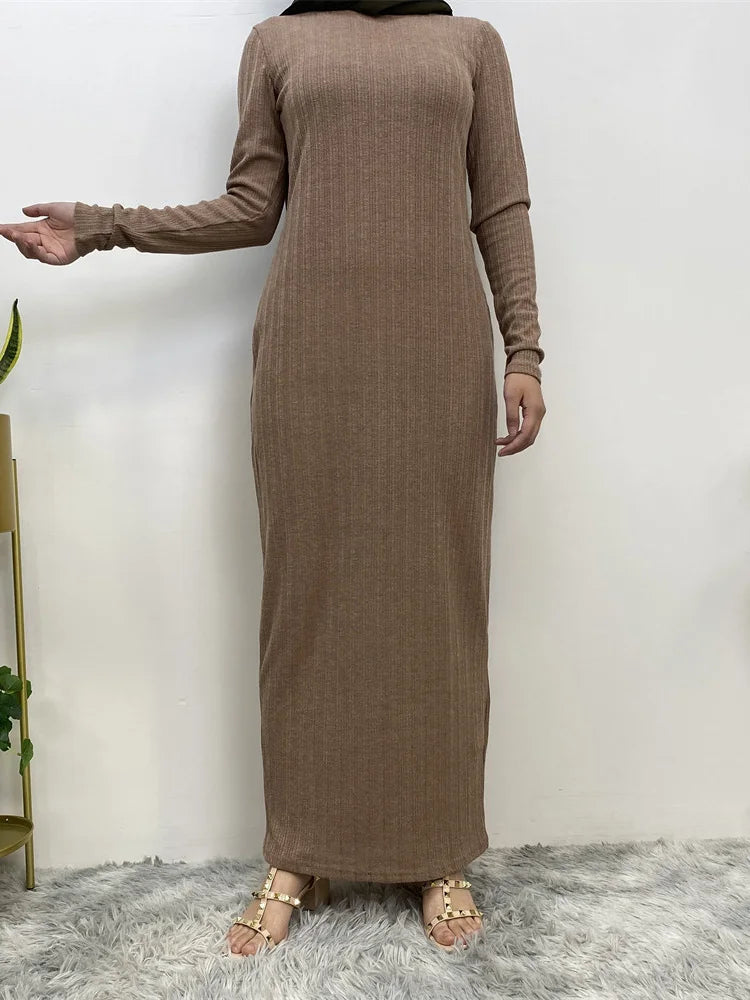 Women Maxi Under Dresses Knit