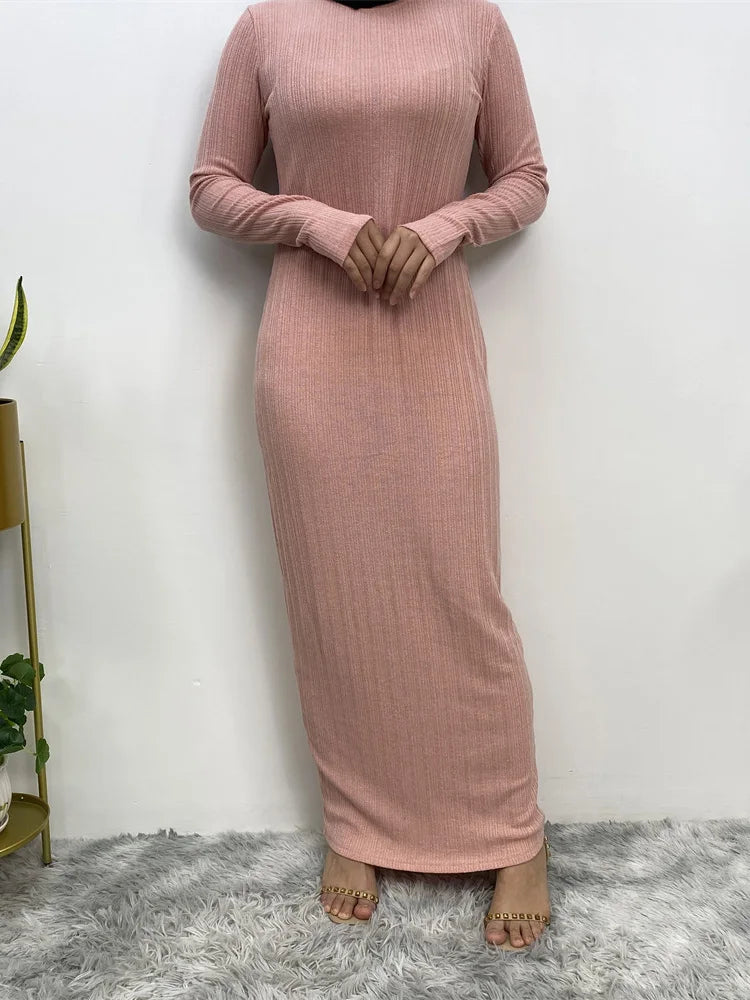 Women Maxi Under Dresses Knit